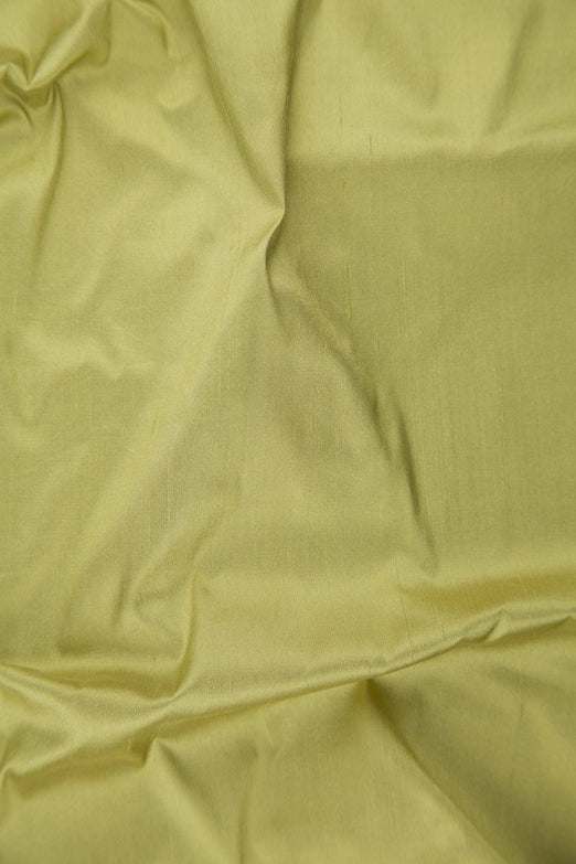 Dried Moss Silk Shantung 54" Fabric