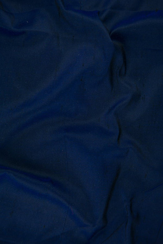 Patriot Blue Silk Shantung 54" Fabric