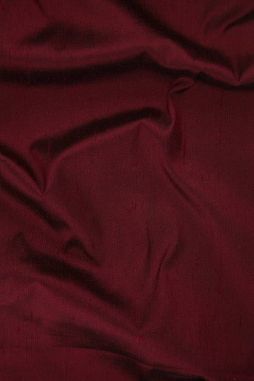 Tibetan Red Silk Shantung 54" Fabric