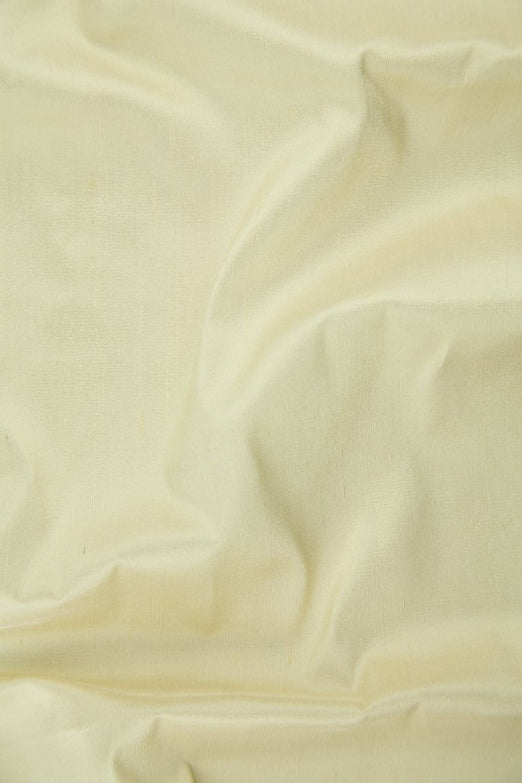 Light Vanilla Custard Silk Shantung 54" Fabric