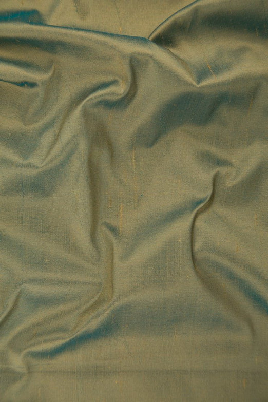 Iridescent Elmwood Silk Shantung 54" Fabric