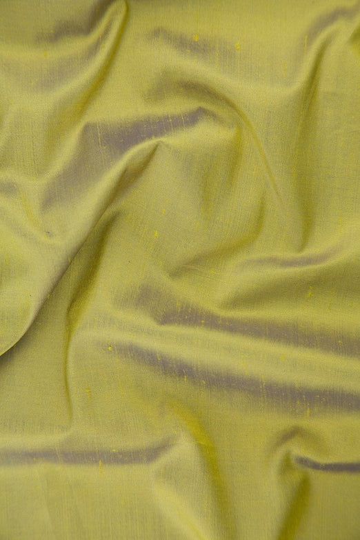 Iridescent Golden Blue Silk Shantung 54" Fabric
