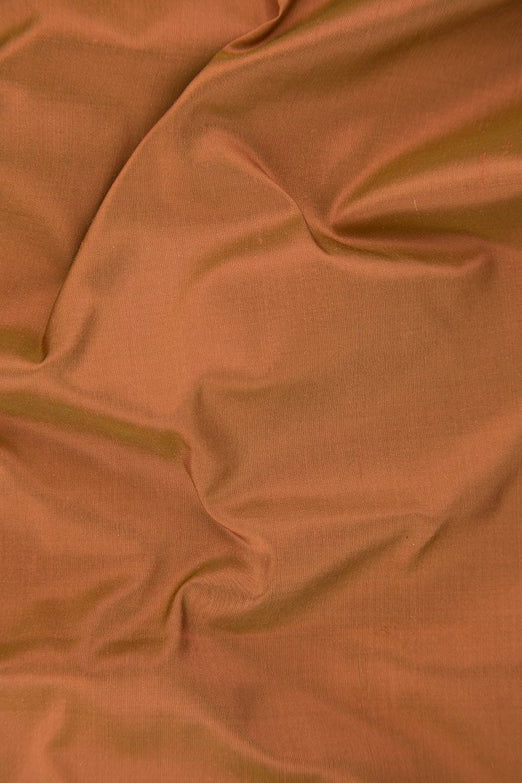 Raw Sienna Silk Shantung 54" Fabric
