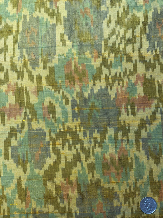 Multicolor Silk Ikat SIKT-001 Fabric