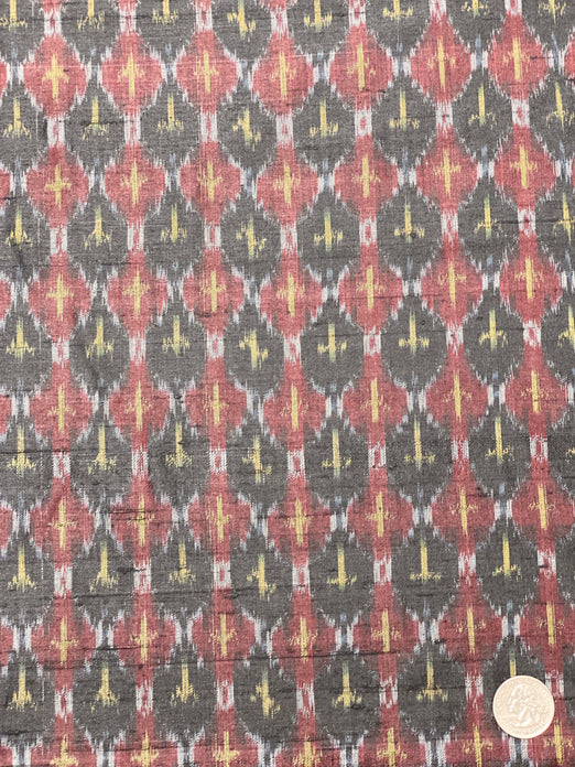 Multicolor Silk Ikat SIKT-004 Fabric