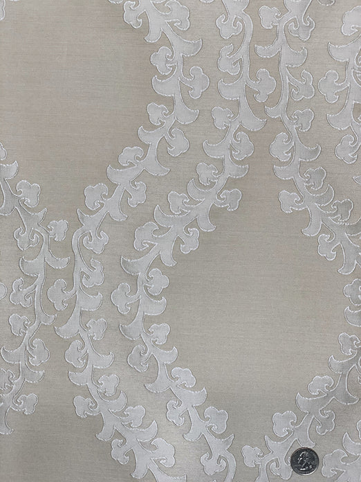 Beige/Ivory Blended Silk Novelties SMH-06 Fabric