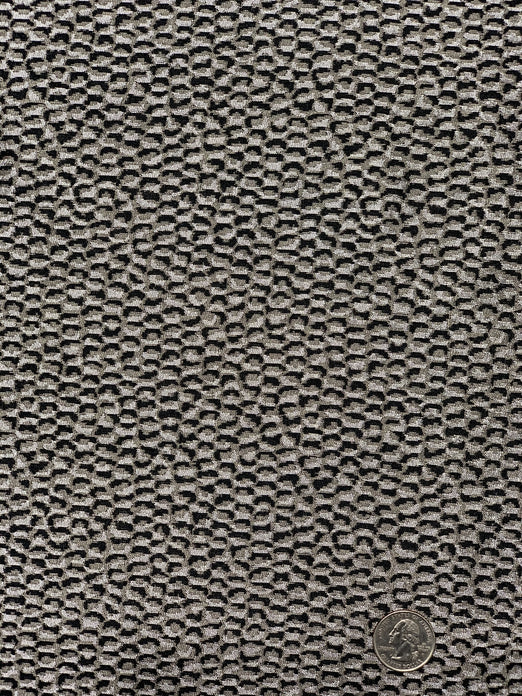 Grey/Black Blended Silk Novelties SMH-09 Fabric