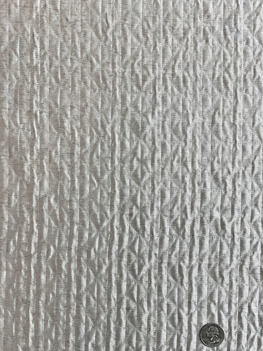 Off White Blended Silk Novelties SMH-16 Fabric