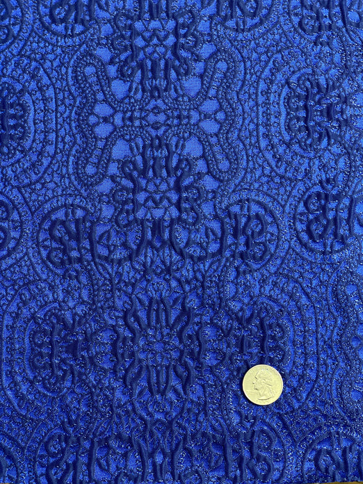 Royal Blue Blended Silk Novelties SMH-25 Fabric