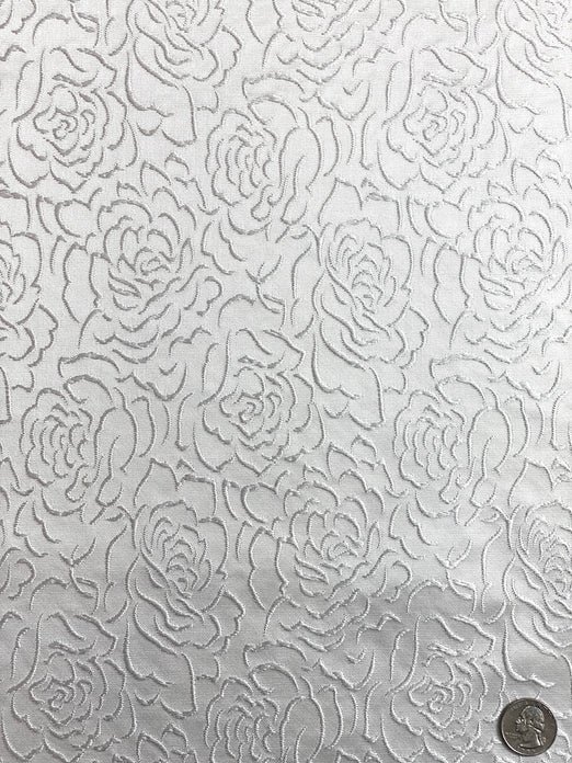 White Blended Silk Novelties SMH-31 Fabric