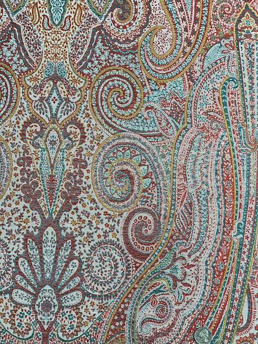 Multicolor Paisley Blended Silk Novelties SMH-94 Fabric