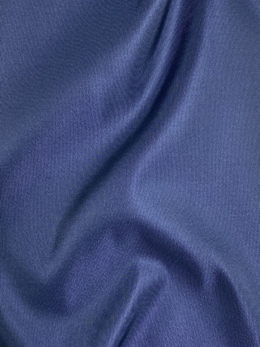 Medieval Blue Italian Satin Faille Fabric