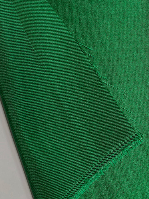 Green Italian Satin Faille Fabric