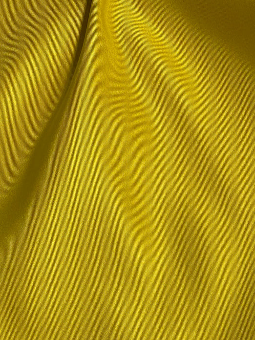 Citron Italian Satin Faille Fabric