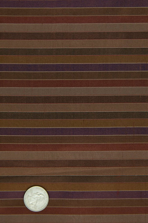 Brown 040/8 Silk Taffeta Plaids & Stripes
