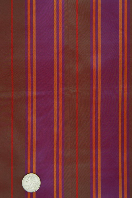 Purple Red 041 Silk Taffeta Plaids & Stripes