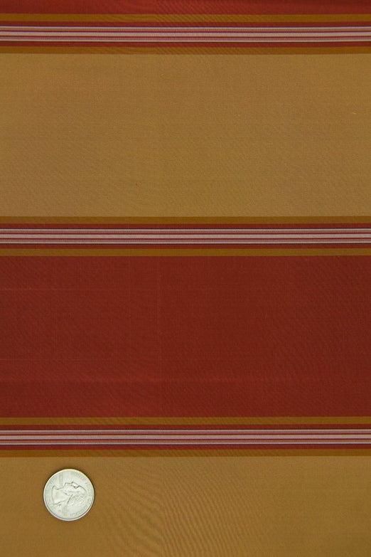Red Brown 073/5 Silk Taffeta Plaids & Stripes