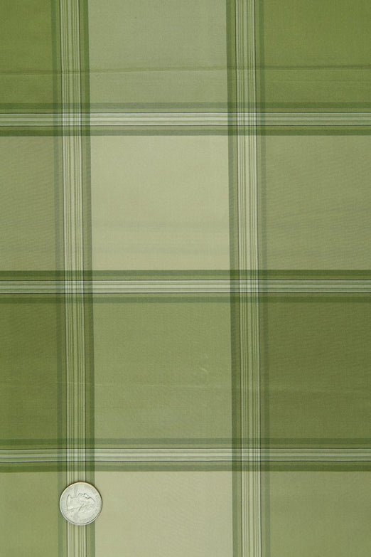 Green 074/1 Silk Taffeta Plaids & Stripes