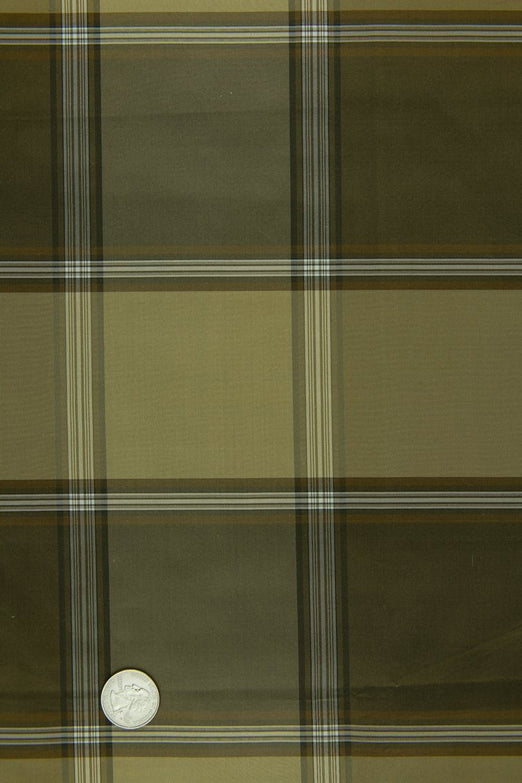 Green 074/4 Silk Taffeta Plaids & Stripes
