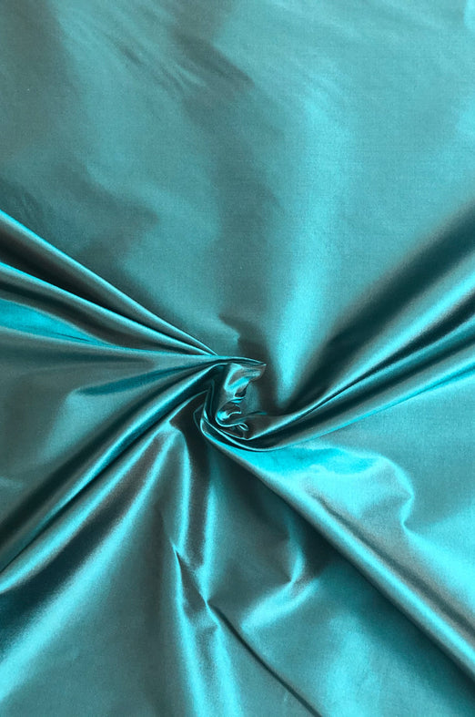 Deep Capri Breeze Taffeta Silk Fabric