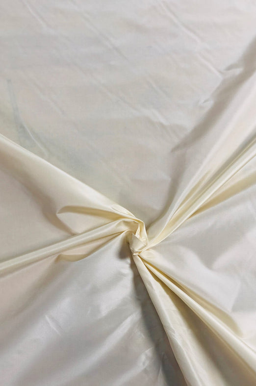 Alabaster Gleam Taffeta Silk Fabric