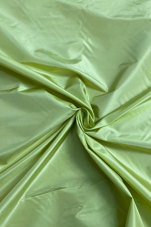 Wild Lime Taffeta Silk Fabric