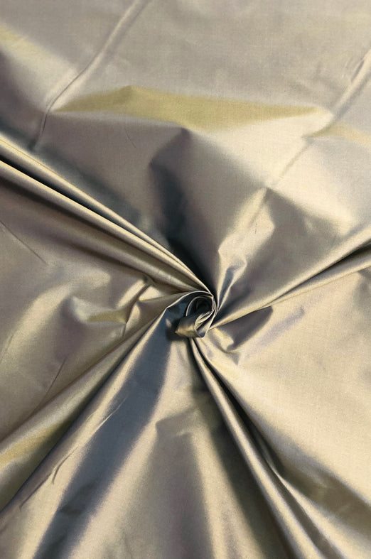 Silver Sage Taffeta Silk Fabric
