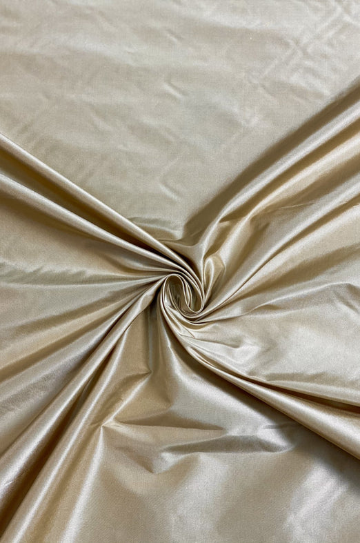 Almond Buff Taffeta Silk Fabric