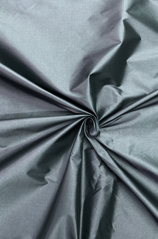 Gunmetal Taffeta Silk Fabric