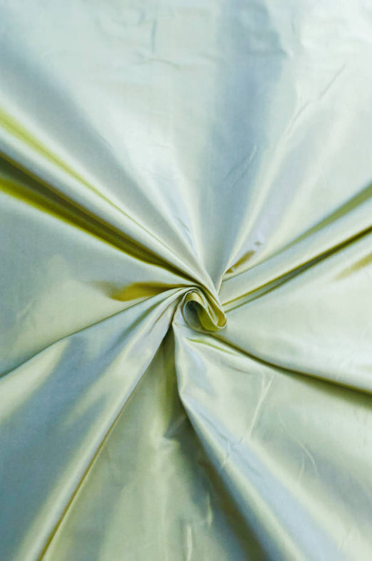 Custard Taffeta Silk Fabric