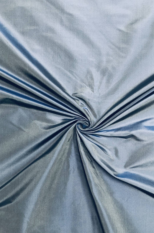 Victoria Blue Taffeta Silk Fabric