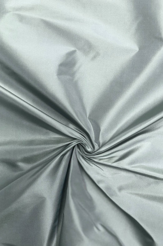 Storm Gray Taffeta Silk Fabric