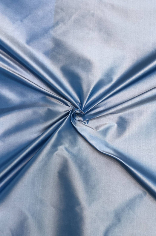 Heritage Blue Taffeta Silk Fabric