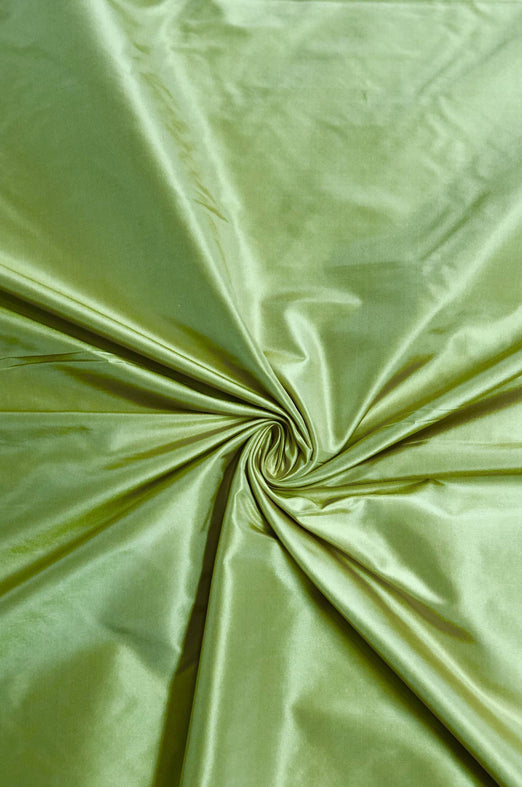 Apple Green Taffeta Silk Fabric