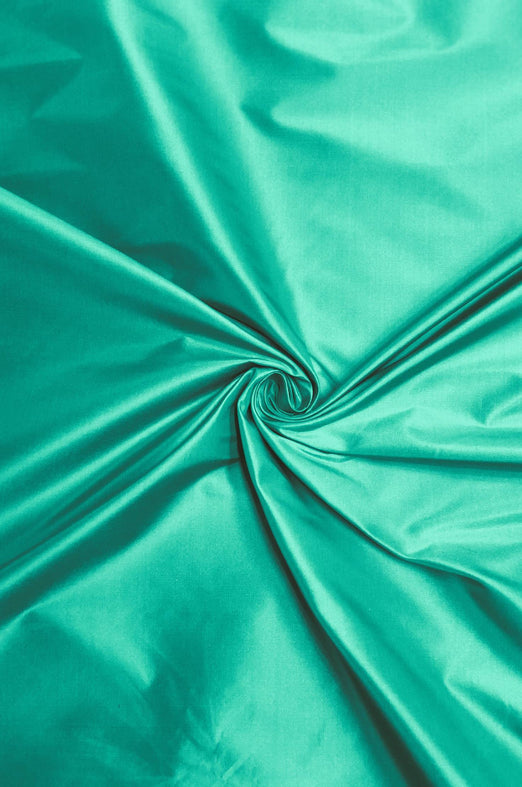 Mint Leaf Taffeta Silk Fabric