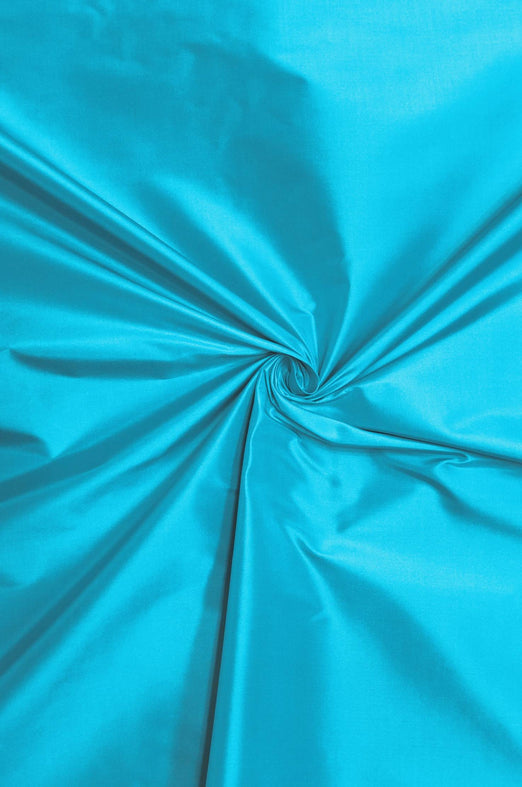 Sky Blue Silk Fabric by the Yard, Blue Matte Silk Satin for