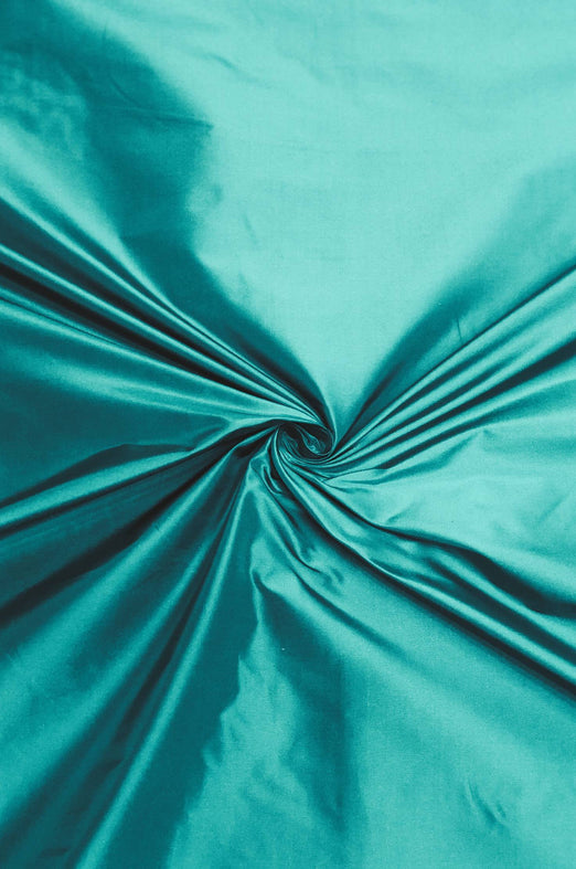 Dynasty Green Taffeta Silk Fabric
