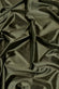 Dark Olive Italian Stretch Satin Fabric