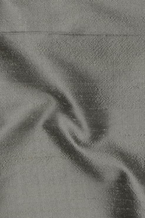 Agate Grey Silk Shantung 54" Fabric