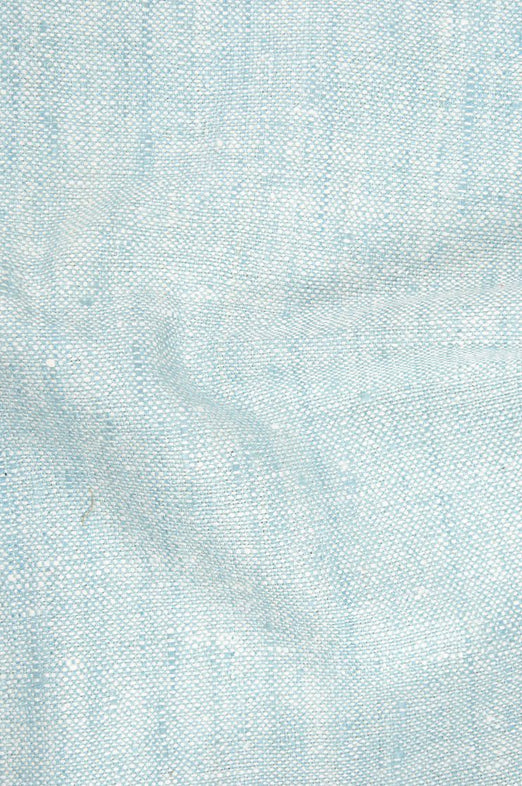 Air Blue Silk Linen (Matka) Fabric