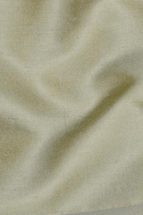 Aloe Green Silk Shantung 54" Fabric