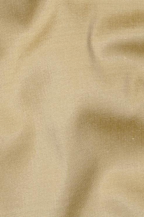Antique Gold Silk Shantung 54" Fabric