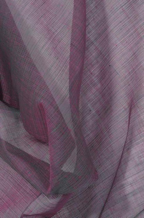 Aqua Purple Cotton Voile Fabric