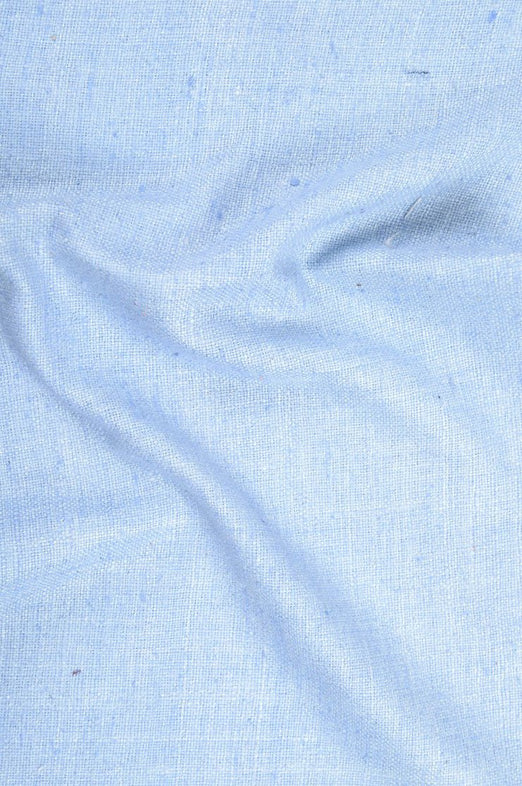 Aquamarine Silk Linen (Matka) Fabric