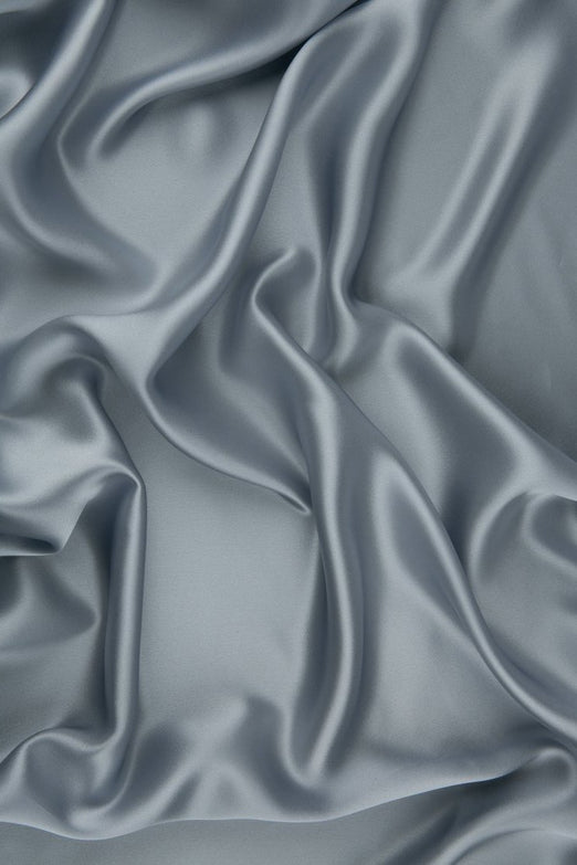 Arctic Blue Charmeuse Silk Fabric