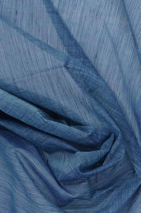 Arctic Blue Cotton Voile Fabric
