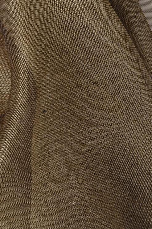 Artichoke Green Silk Organza Fabric