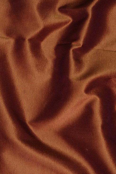 Auburn Taffeta Silk Fabric