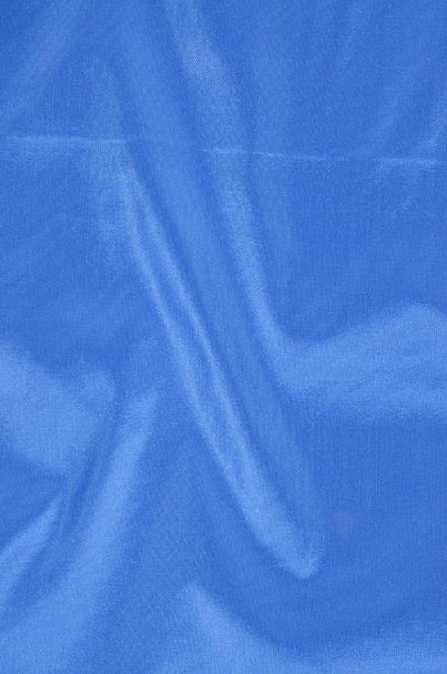 Azure Blue Taffeta Silk Fabric