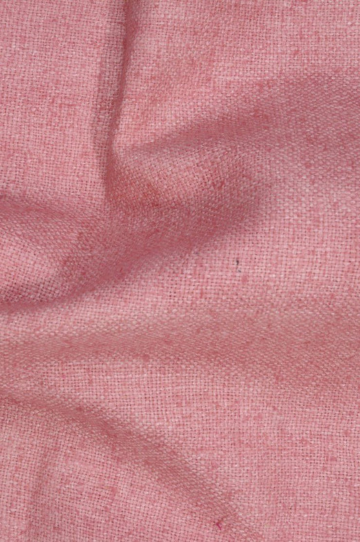 Baby Pink Silk Linen (Matka) Fabric